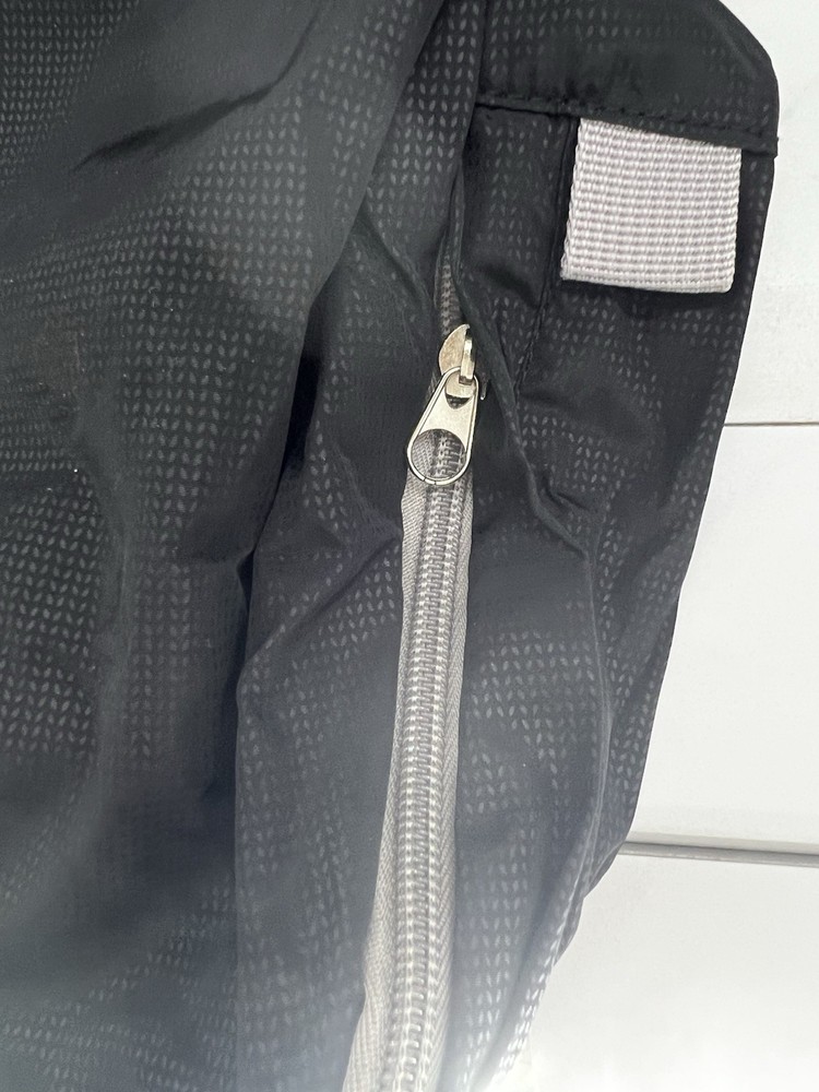 Backpack Packable Foldable Travel Bag Black Nylon MINT Extra Storage