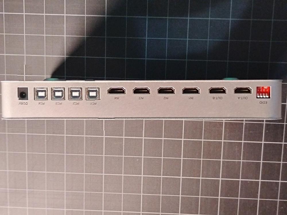 HDMI 4 X 2 KVM Matrix Box With Remote