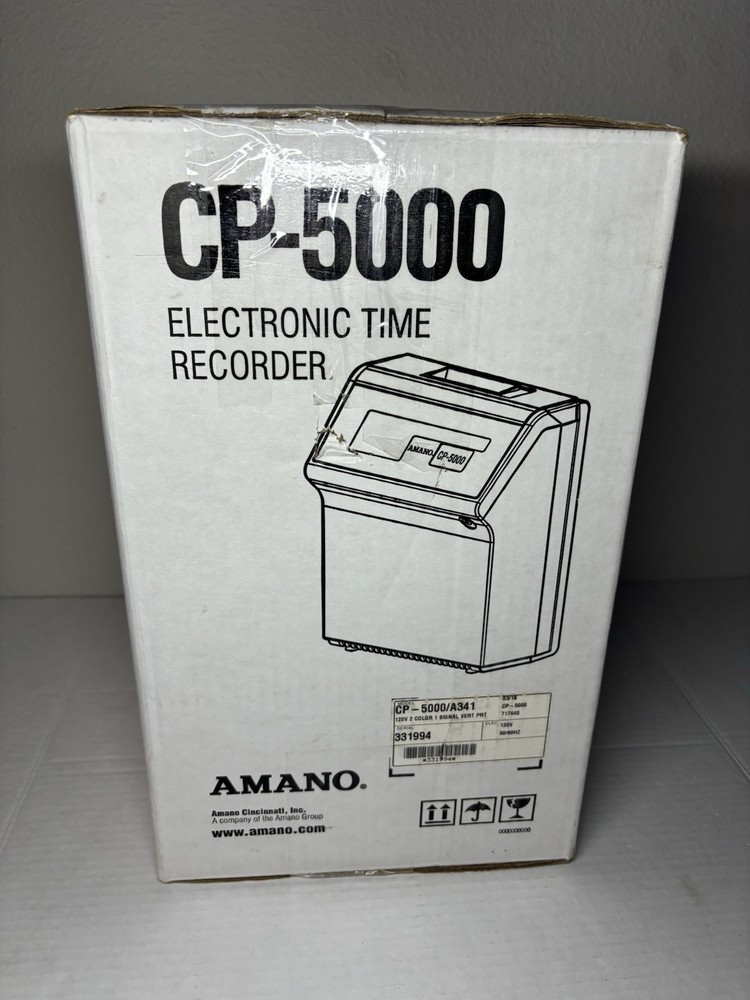 Amano CP-5000 Consecutive print time recorder