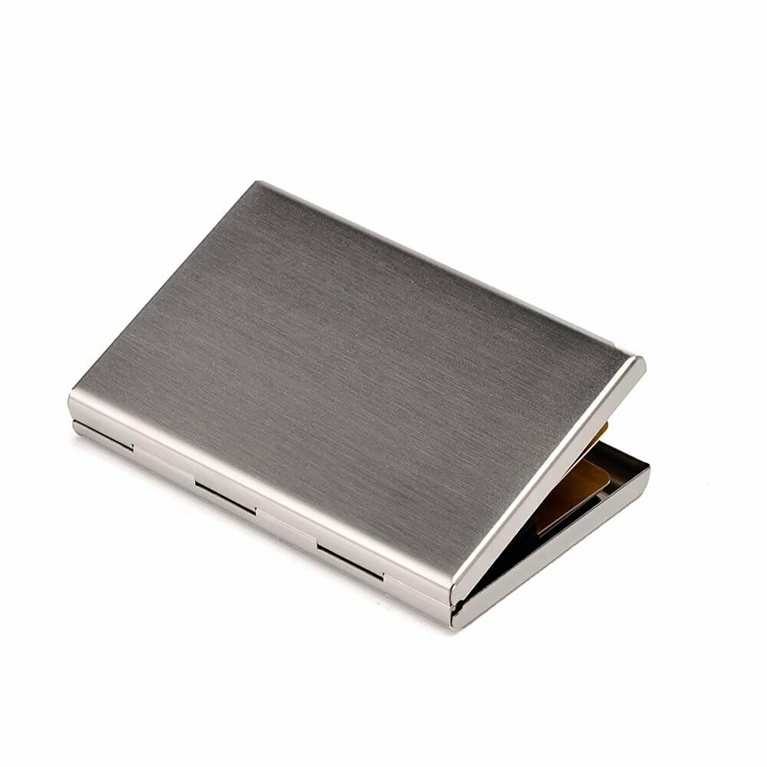 Credit Card ID Holder Slim Money Travel Wallet Men Stainless Steel RFID Blocking