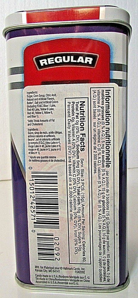 Hallmark ETHYL GASOLINE tin box
