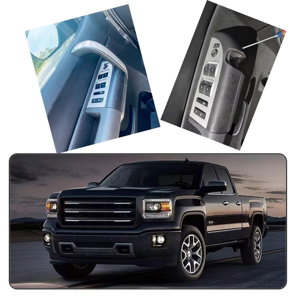 Driver Side Power Window Control Switch Button for 2007-2013 Chevrolet Silverado