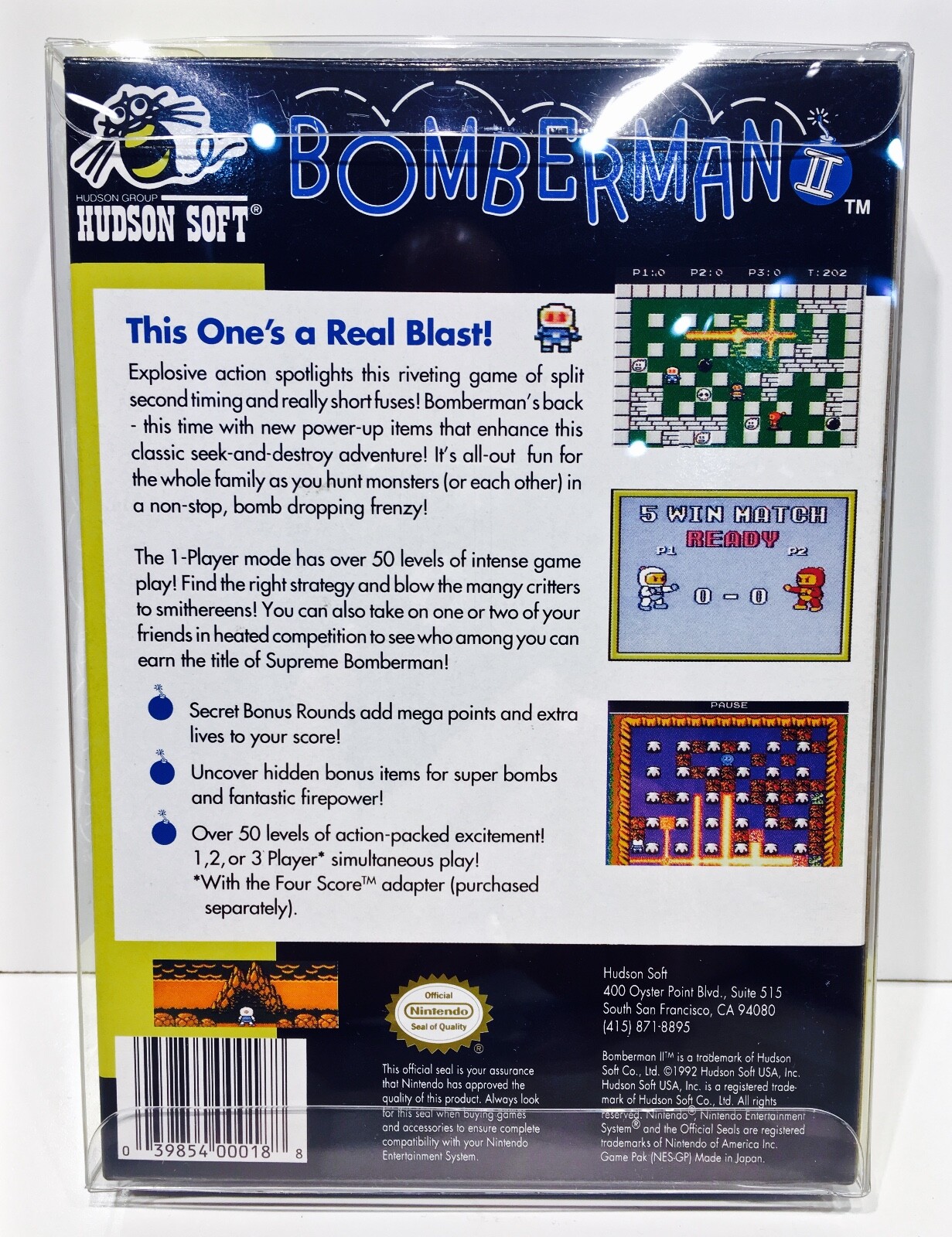 5 Box Protectors for NINTENDO NES Video Game Boxes! Clear Display Cases CIB New