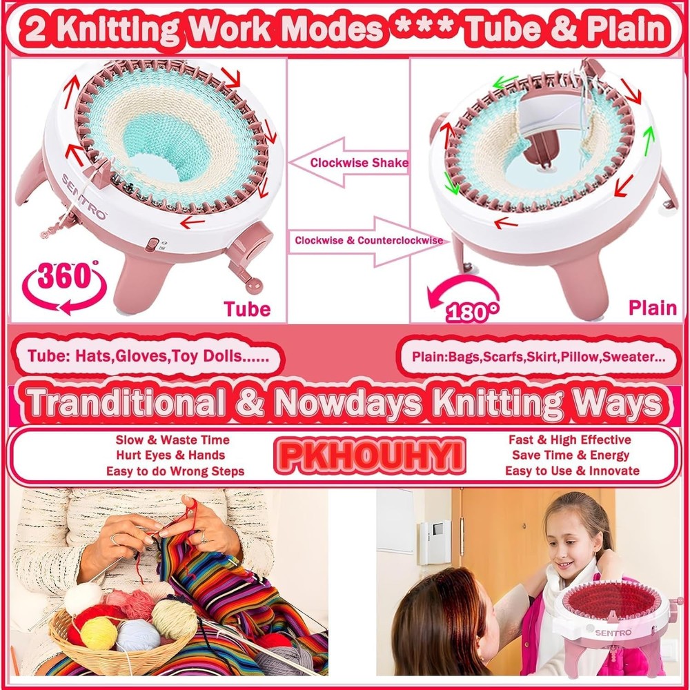 Sentro Knitting Machine, Sentro 40 Needles Knitting Machine Automatic Circular W
