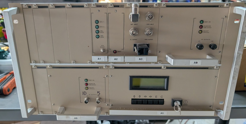 Efratom MFS-286 Dual Rubidium Frequency Standard Atomic Clock 10MHz DOUBLE LOCK