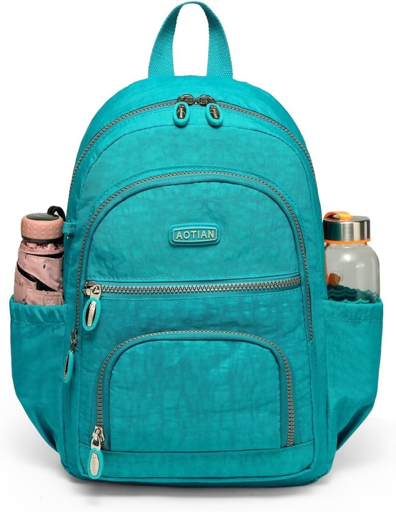 AOTIAN Small Size Backpack, Durable Lightweight Daypack for Small, Lake Blue