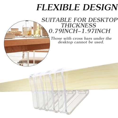 16 Upgraded Tablecloth Clips,Thicker Wider Clear Tablecloth Clips,Plastic