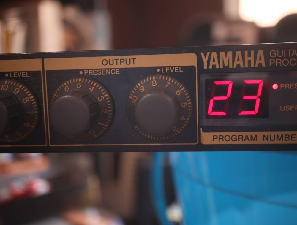 Yamaha FX770 Guitar Effect Processor From Japan Maintenanced AC100V