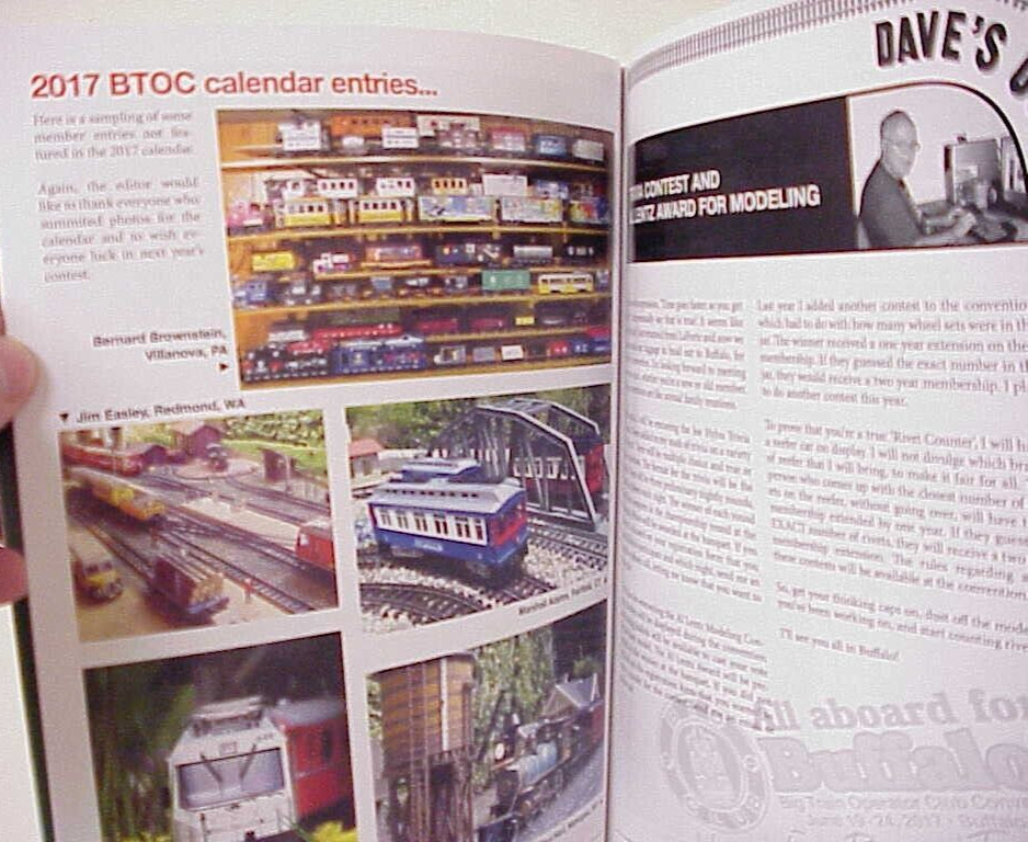 BIG TRAIN OPERATOR SPRING 2017 NO. 163 OFFICIAL PUBLICATION TRAIN OPERATOR CLUB