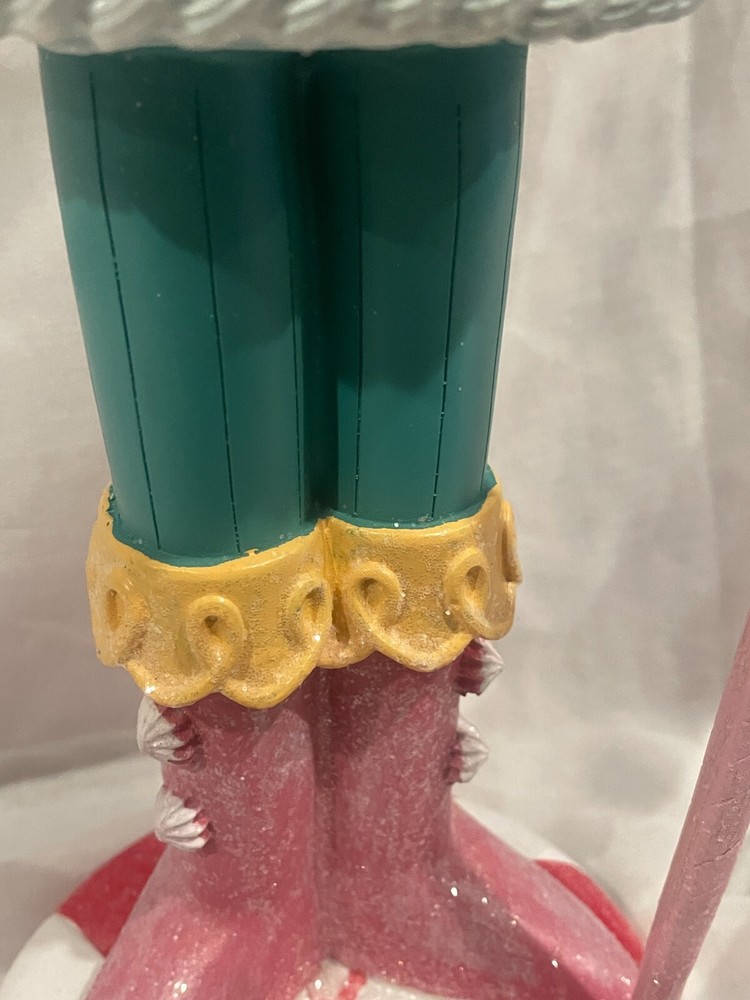 New Peppermint Square Pastel Nutcracker Christmas Gingerbread Candy Land 22"