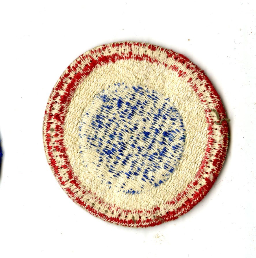 Replacement Depots White Back Patch WWII Vintage