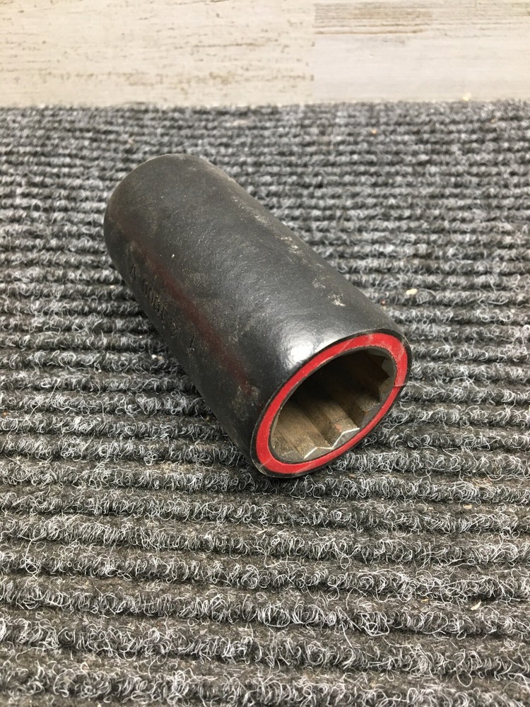 CEMENTEX 1" 1000V Insulated Deep Socket, 1/2" Drive,12-pt