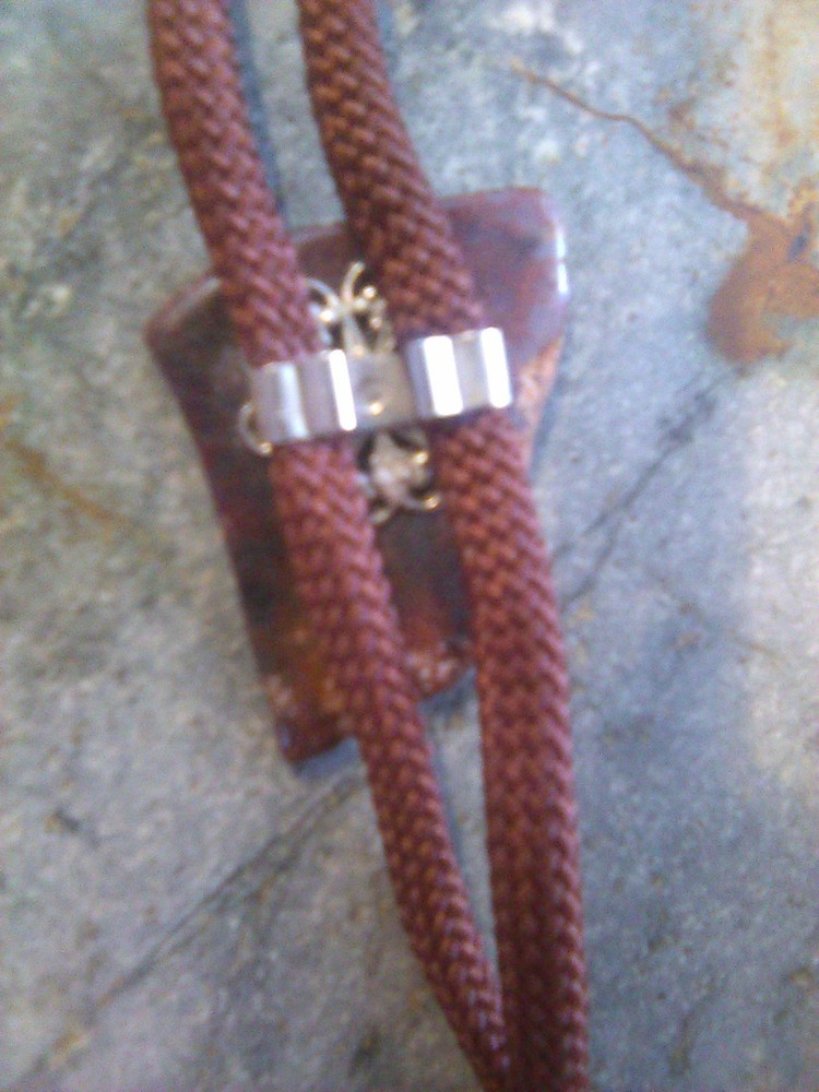 Bolo Tie Agate ? Brown Stone Beautiful