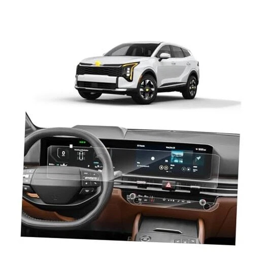 2026 Kia Sportage Screen Protector Set Navigation AC Touchscreen 4-Pack Clear