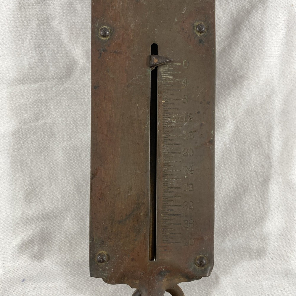 Chatillons Improved Spring Balance 40 Pound Hanging Scale Antique