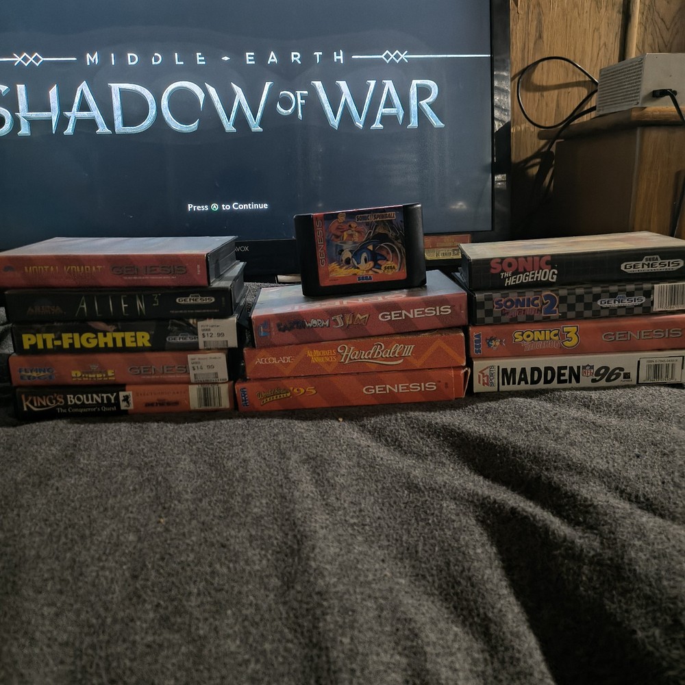 sega genesis model 2 With Controller And Games