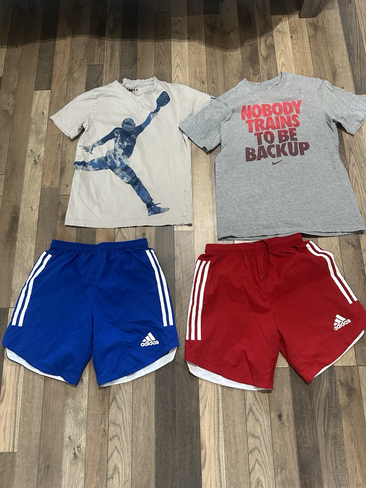 Nike Jordan Adidas Boys Athletic Clothes Lot, Youth Size L