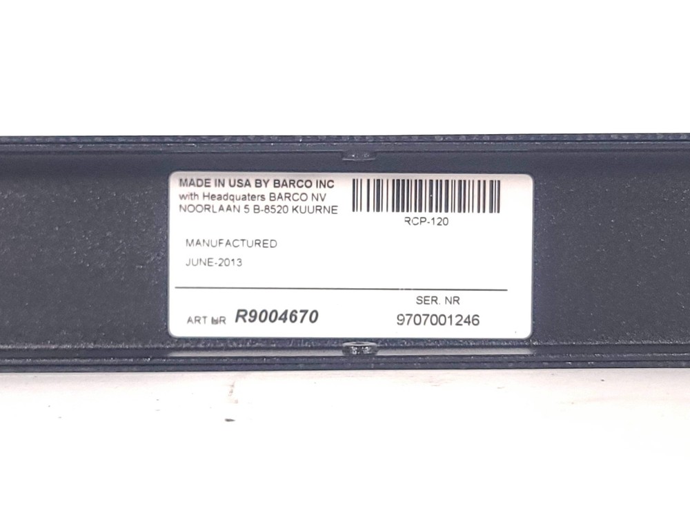 Barco RCP-120 Remote Control Panel(1918-88)