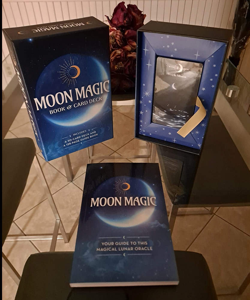 Moon Magic Book & Tarot Oracle Card Deck: 50-Card Deck and a Guide Book
