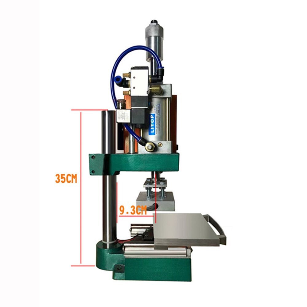 Pneumatic Hot Stamping Machine Sliding Table Leather Bronzing Press Machine