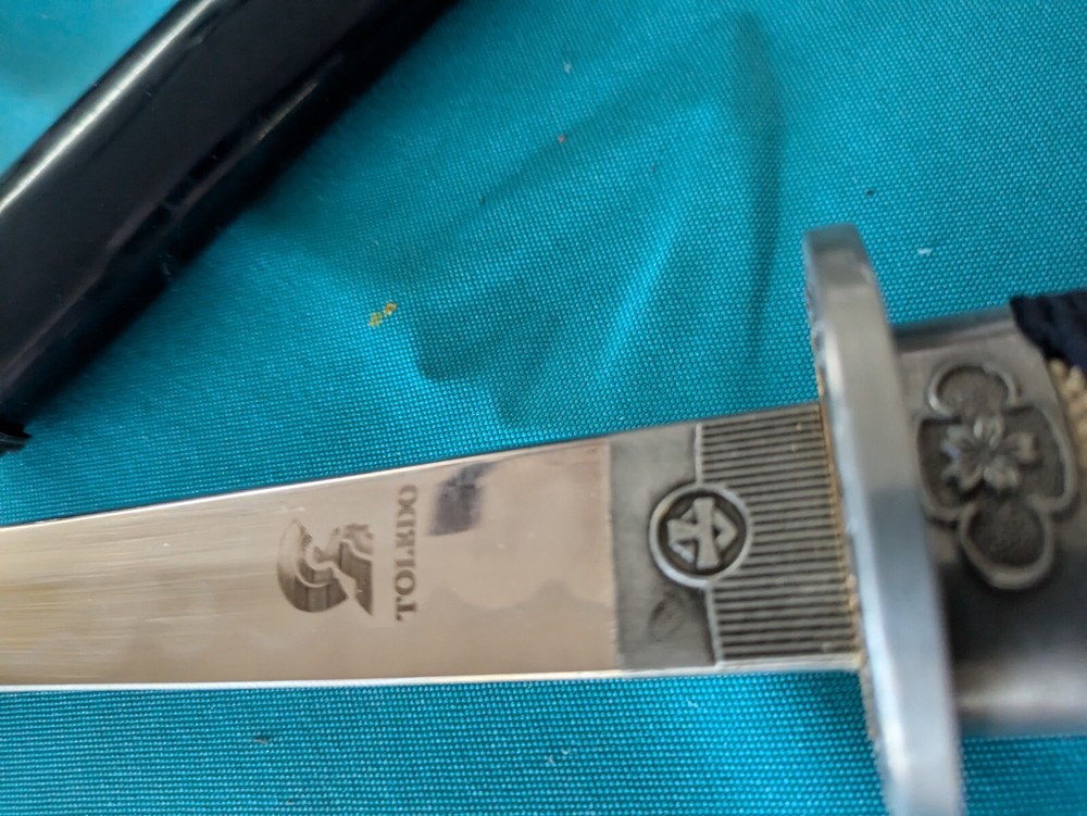 Black Tanto Samurai Dagger by Toledo Spain