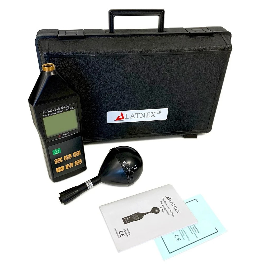 RF meter with triple axis for Cell and RF measurement.