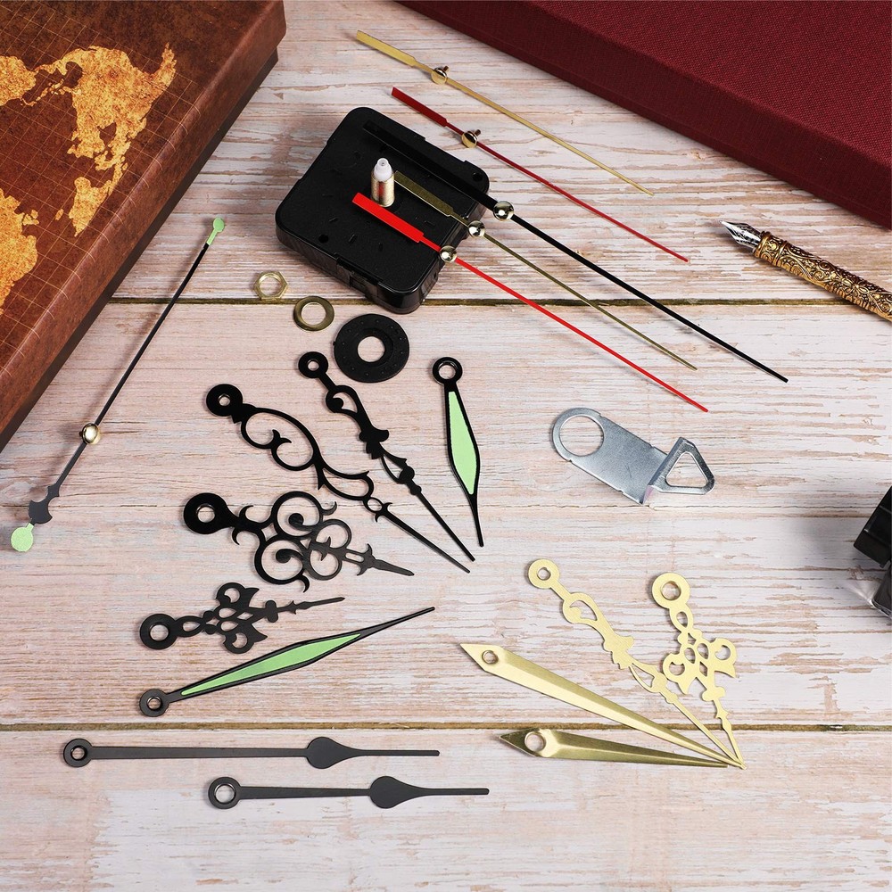 Mudder 4 Pieces Quartz DIY Wall Clock, Clock Numerals Kit, Movement...