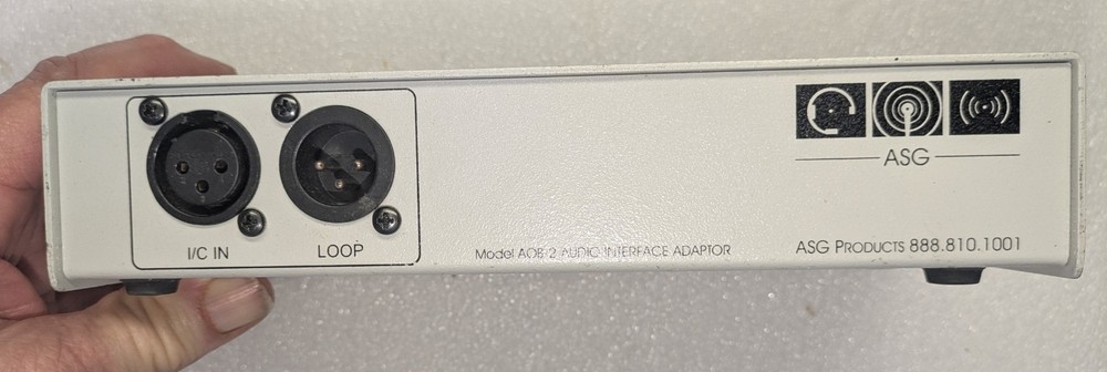 AGS (Audio Specialties Group) Products Model AOB-2 AUDIO/INTERCOM INTERFACE