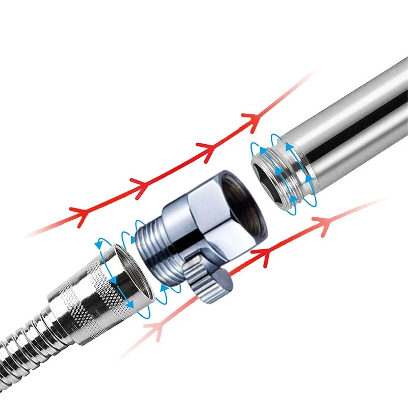 Men Shower Enema System Vaginal Anal Cleaner Tube Wash Metal Colon Douche Nozzle