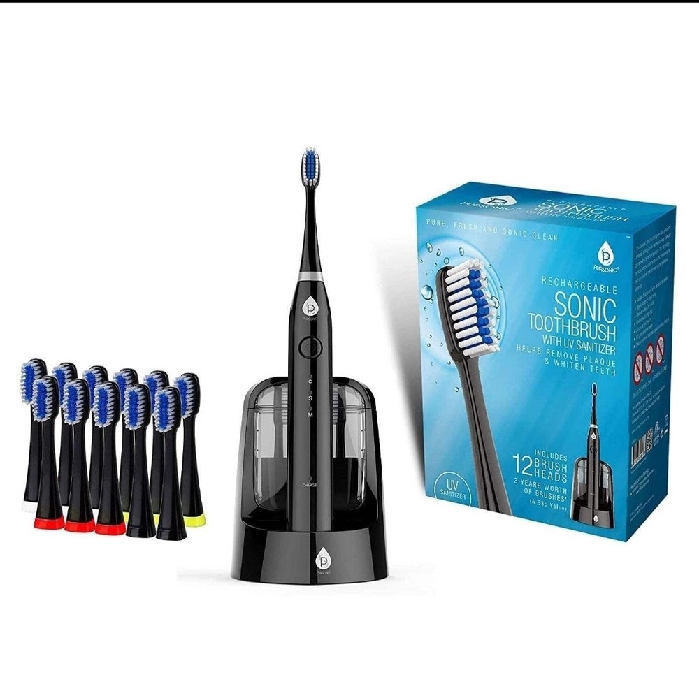 Pursonic Electric Smart Series Rechargeable Toothbrush - UV Sanitizing Function