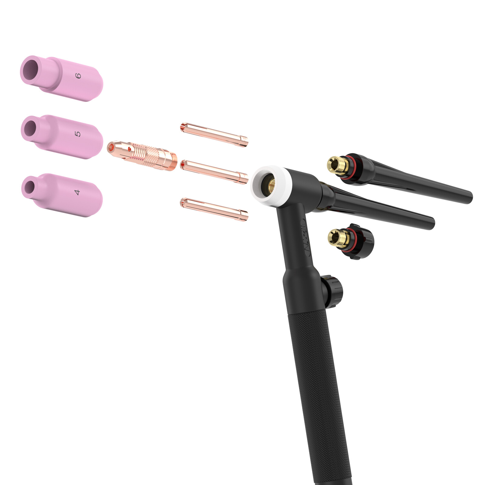 WP-17V 150-Amp Air Cooled Lift TIG Torch-12ft(4m) with 35-50 Connector