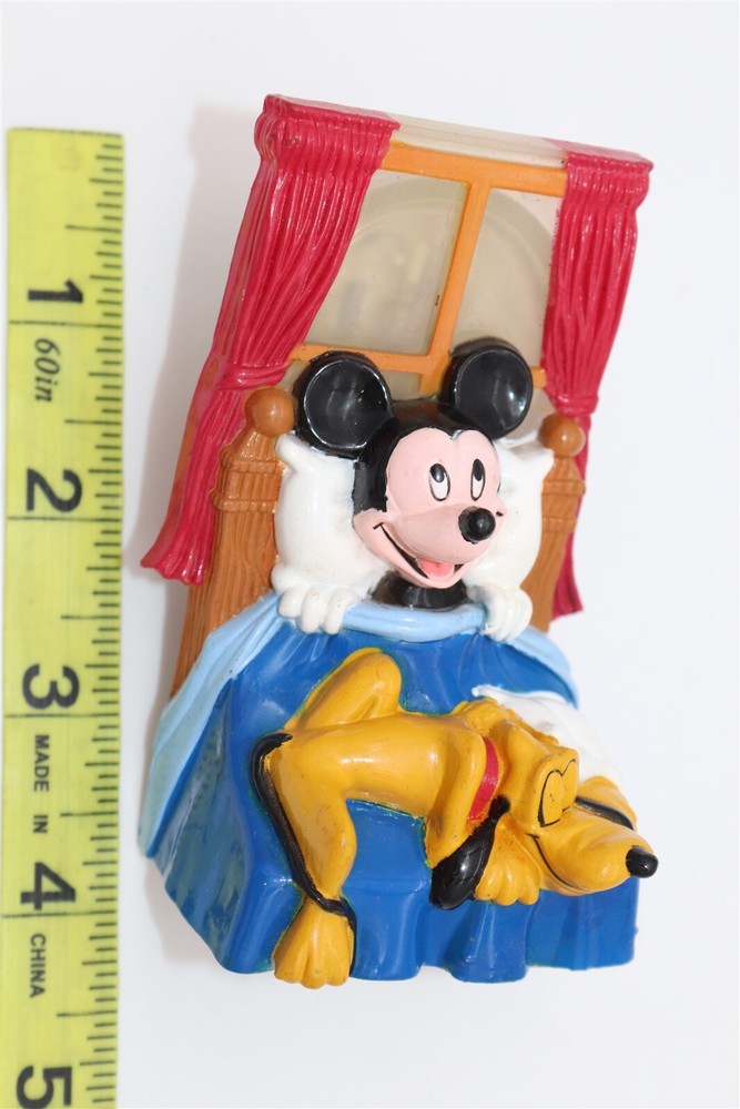 Vintage Disney Mickey Mouse + Pluto Bedtime Night Light