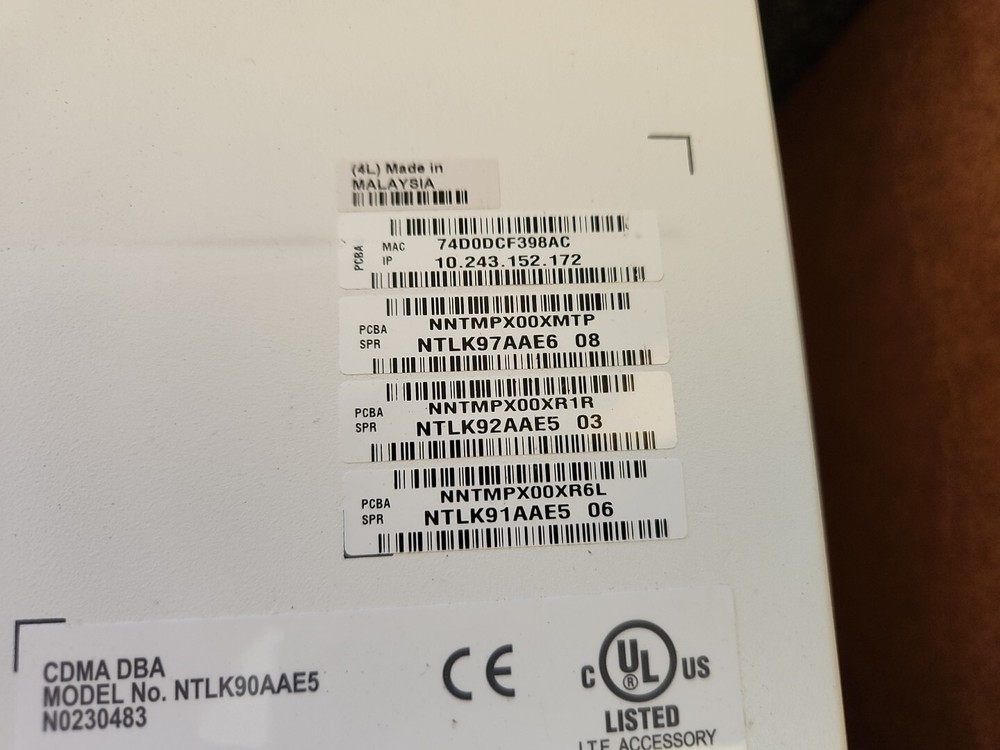 New ERICSSON NTLK90AAE5 DBA DIGITAL BASEBAND UNIT New