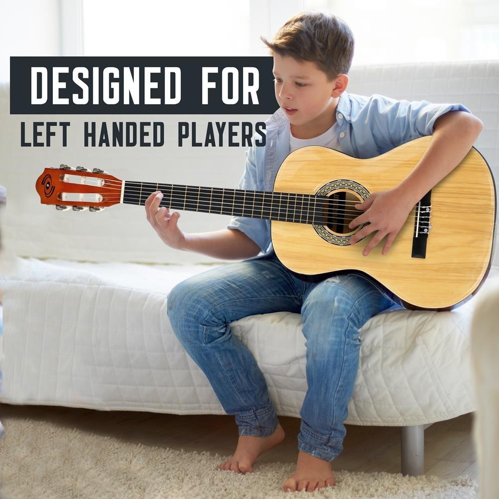 Pyle 36'' 6-String Classical Guitar w/ Digital Tuner & Accessory Kit