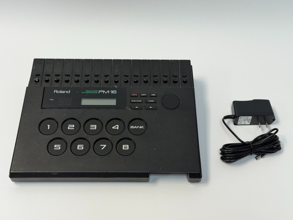 Roland PM‑16 Pad‑MIDI Interface Unit – Vintage Drum Trigger Module