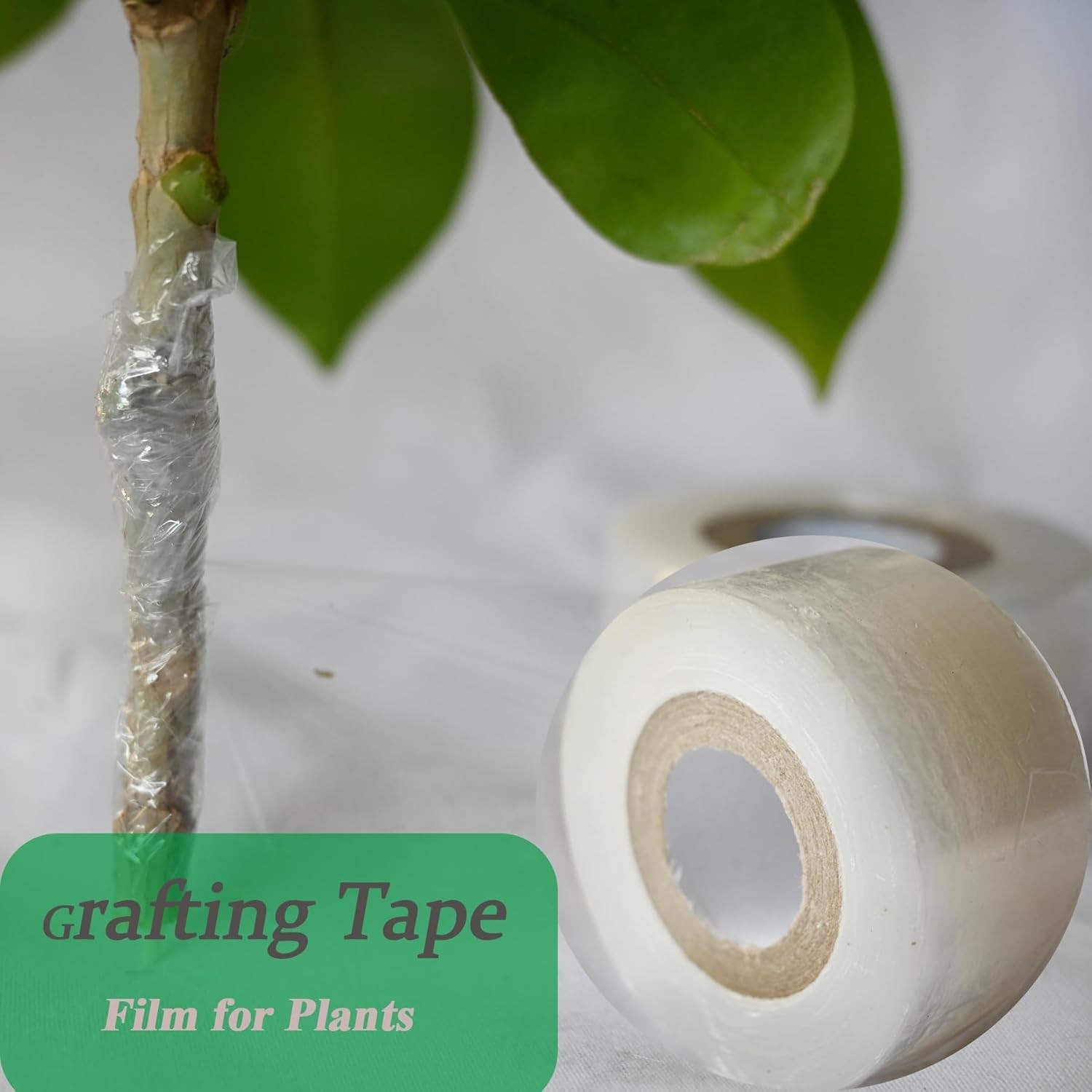Garden Grafting Tape, 2 Pack Stretchable Garden Grafting Film Plants Repair Budd