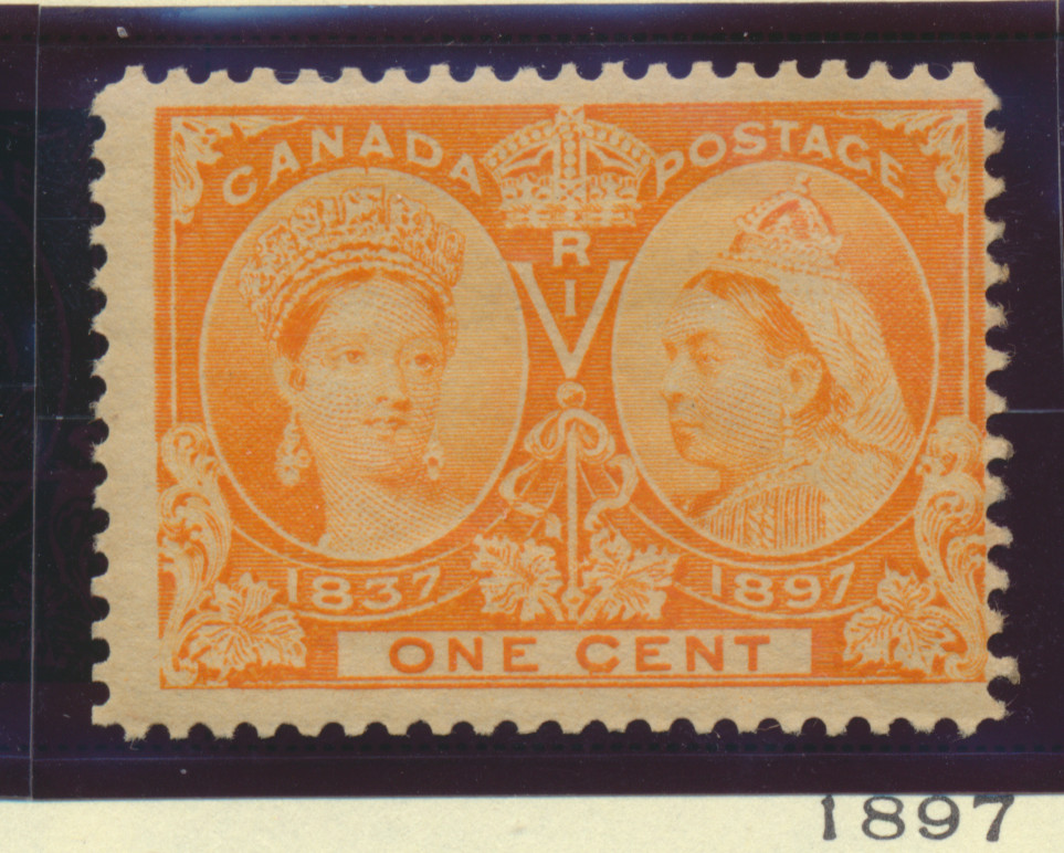 Canada Stamp Scott #51, Mint Hinged, Hinge Remnant