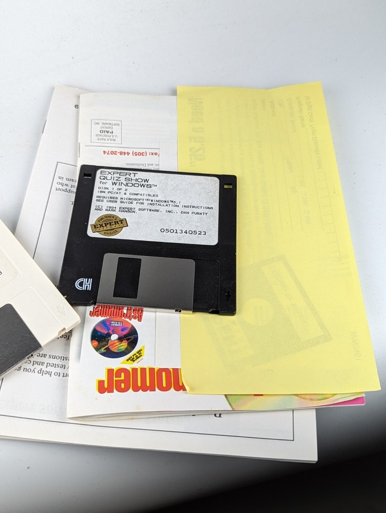 Expert Quiz Show For Windows 3.1 1994 Complete