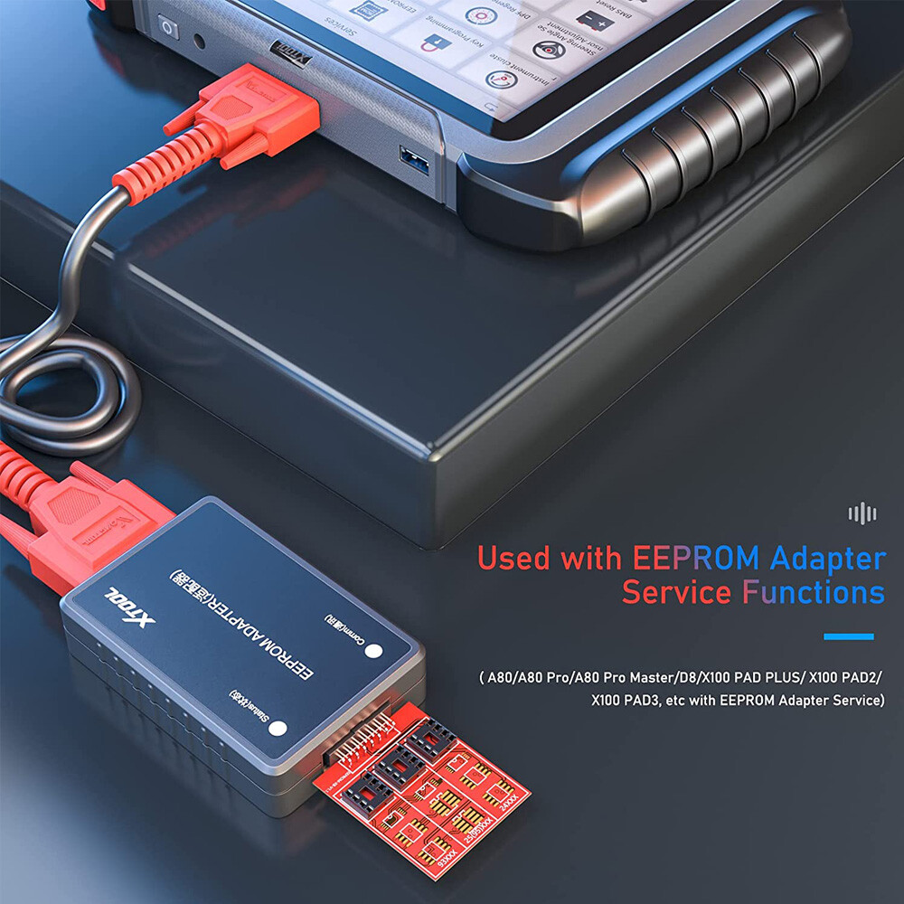 XTOOL EEPROM Adapter Data Record Use with D7S/D9SPRO/X100 PAD3 Car OBD2 Scanner