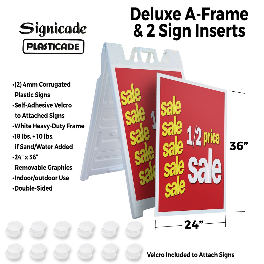 A-frame Sidewalk Cash Now 24" x 36" Double Sided A-Frame Sidewalk Sign