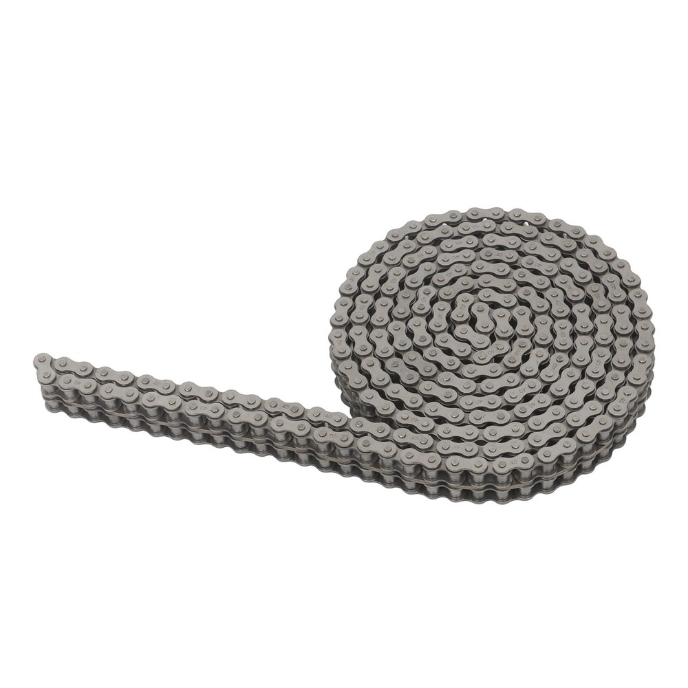 #40-2 Duplex Roller Chain 10 Feet Double Strand with 2 Connecting Links