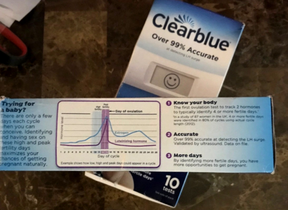 Clearblue Advanced Digital Ovulation Test, 99 % Accurate. 10 Tests. Expires 2/28
