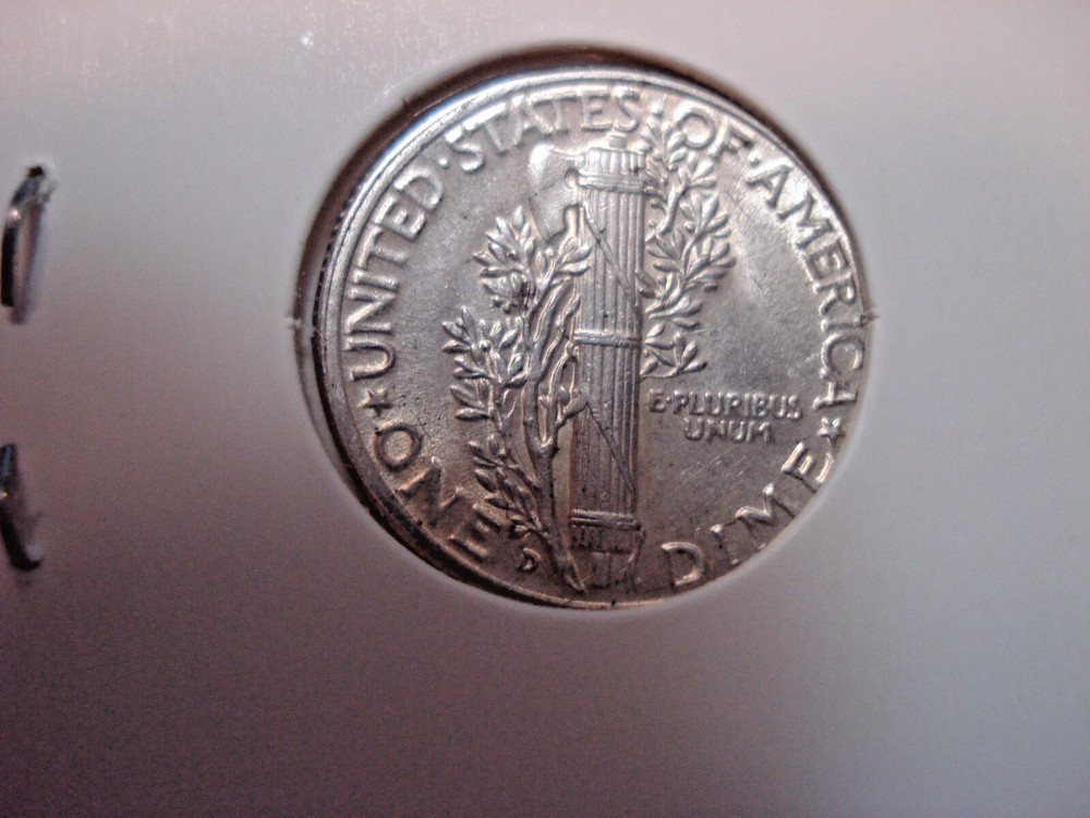 1944 D BU FSB Mercury dime