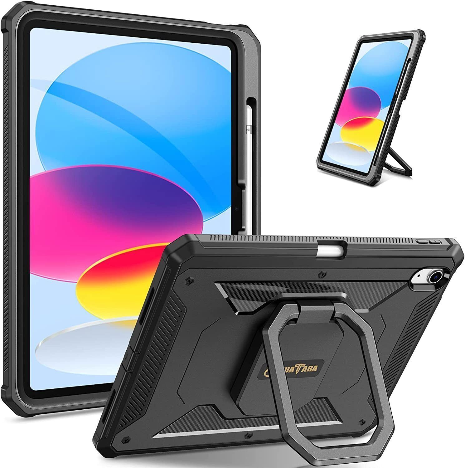 Case for iPad (A16) 11th Gen 11 Inch (2025) Rugged Cover with Screen Protector