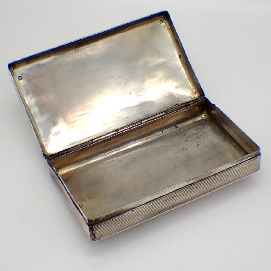 Tobacco Box Dutch 833 Silver