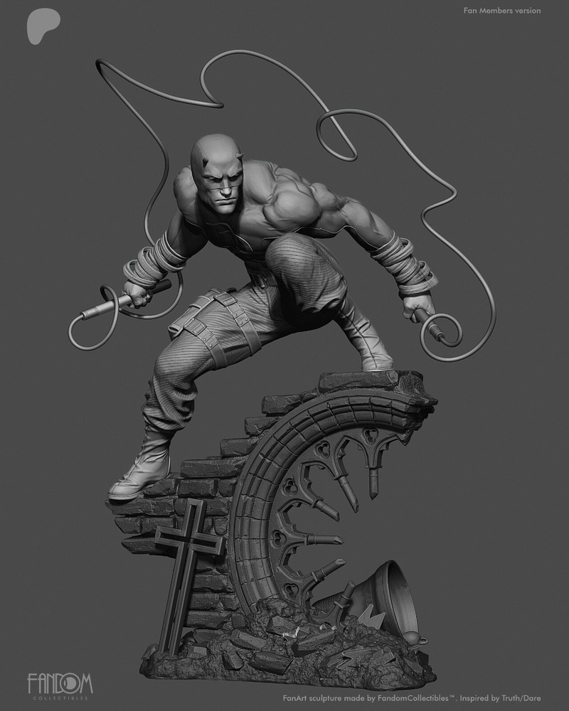 Daredevil 3D Print Unpainted/Unassembled