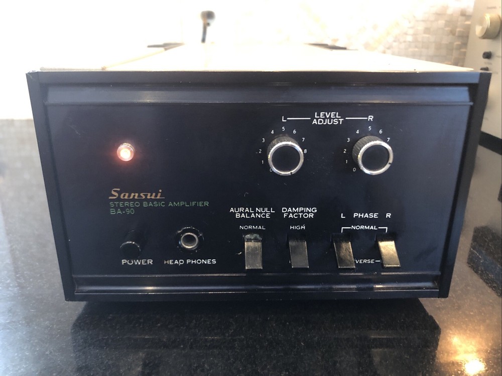Sansui BA-90 "Basic" Amplifier 28 WPC Perfect Working Condition