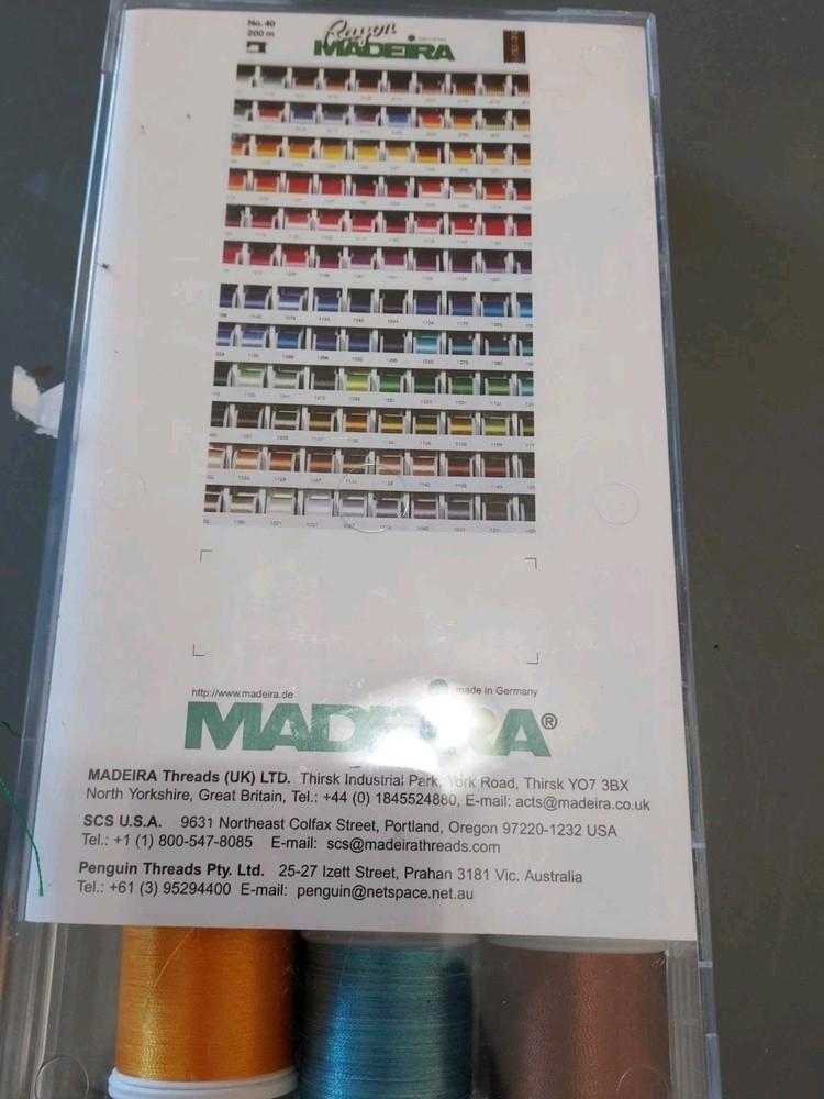 Madeira 17 Spool Embroidery Thread Pack