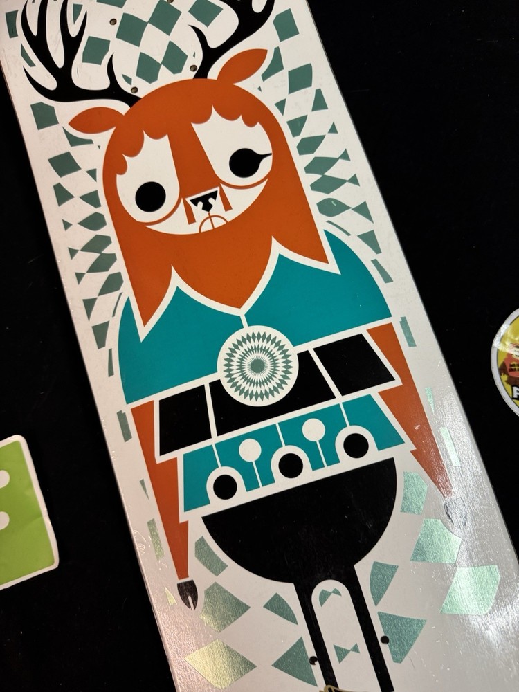 RARE Devine Calloway Don Pendleton Primitive Skateboard Deck In Shrink Pro Foil