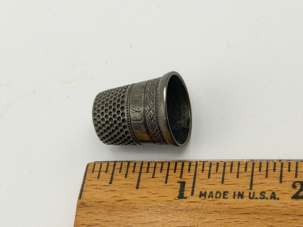 Antique Sterling Silver Thimble